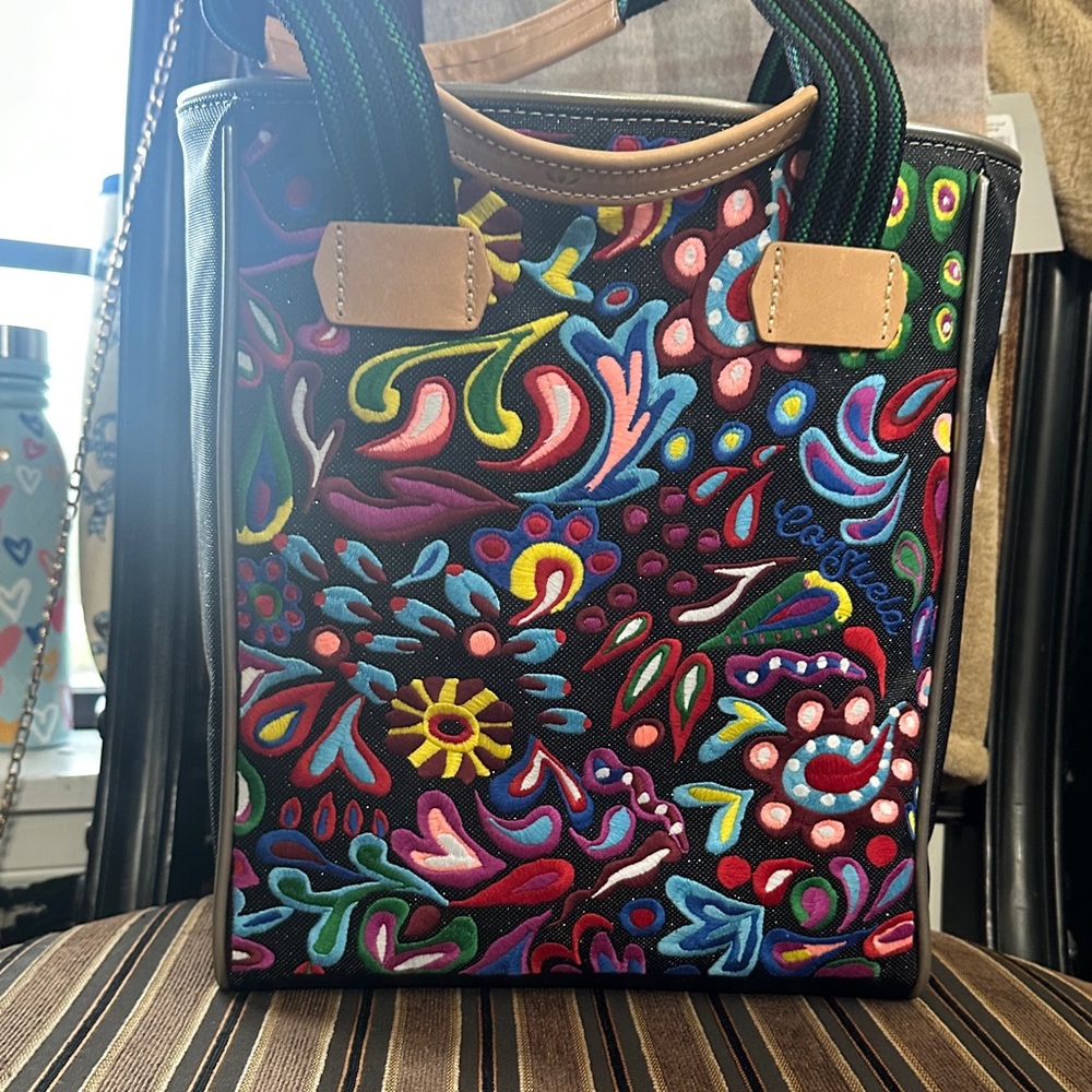Consuela Multicolor Floral Tote Bag